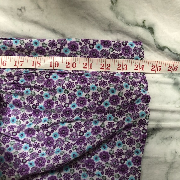 Rue 21 Purple Floral Strapless Dress - Picture 7 of 8